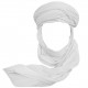 Turbante blanco desierto Tubit 4m الثام أبيض
