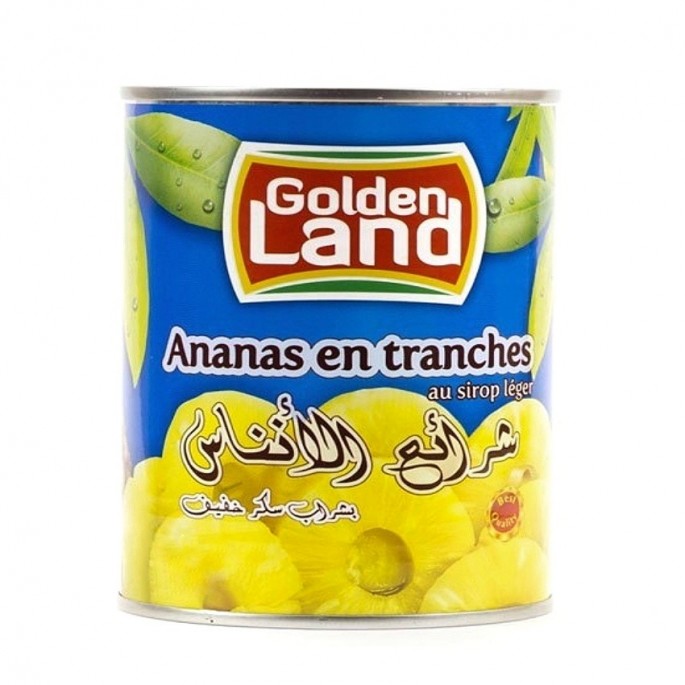 Piña Ananas rodajas conserva 820g معللب شرائح الاناناس