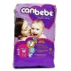 Pack 12x12 Pcs Pañales CANBEBE talla 1, 2-5 kg كرطون كانبيبي مرحلة الأولى