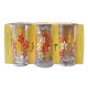 Vasos cristal 6U 12cm كأس الزجاج