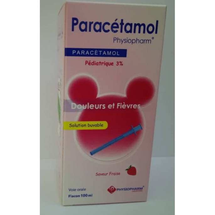 Paracétamol botella 20mg para niños