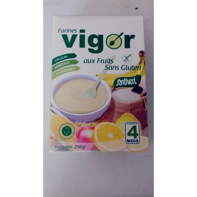 Cereales VIGOR harina y frutas  +4 meses 250g