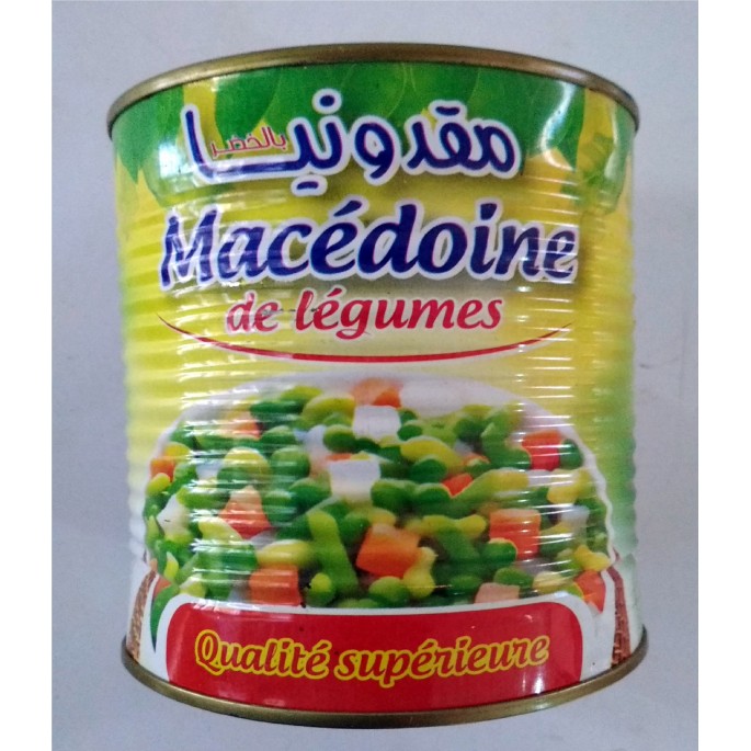 Macedonia verduras y legumbres 400g خليط معلب خضروات و حبوب