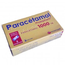Paracétamol comprimidos 1000mg vía oral para los adultos