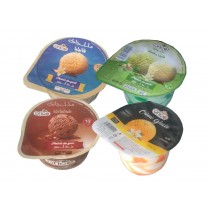 5uds helados varios sabores vainilla chocolate fresa 120g/u